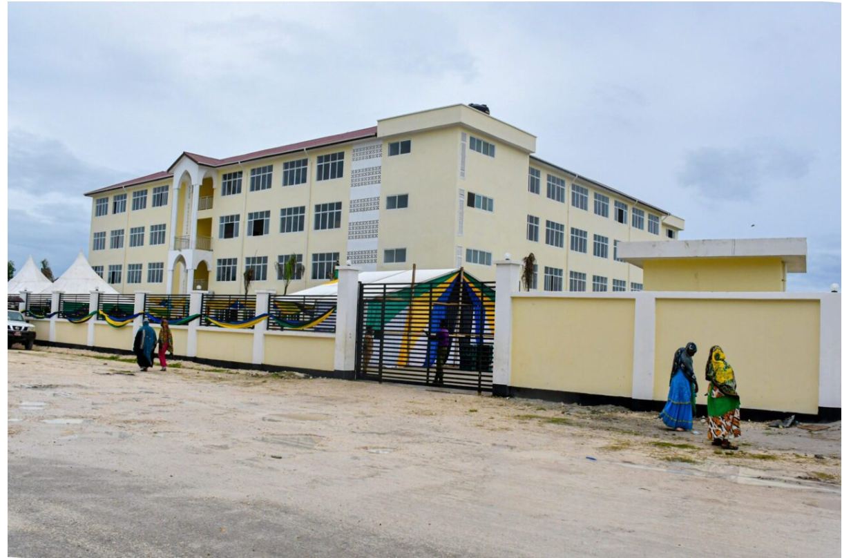 Kwale Secondary School — completed education campus, Zanzibar