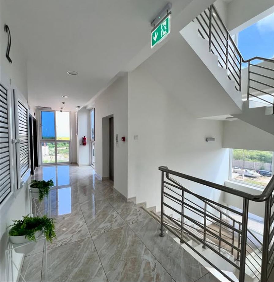 Al-Saadi Apartments — premium marble interior finish