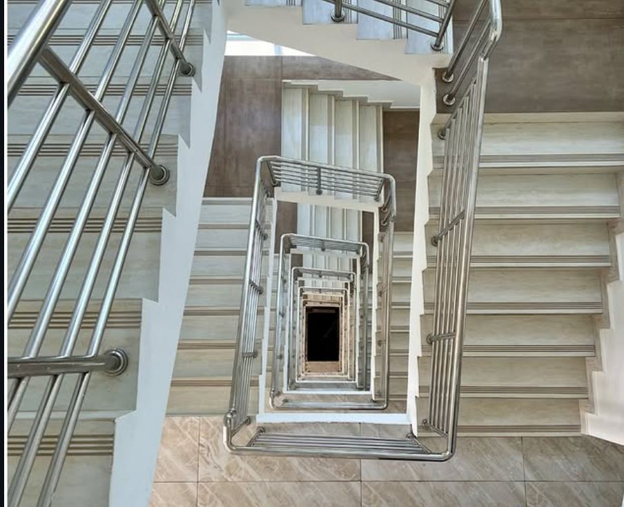 Al-Saadi Apartments — architectural staircase detail