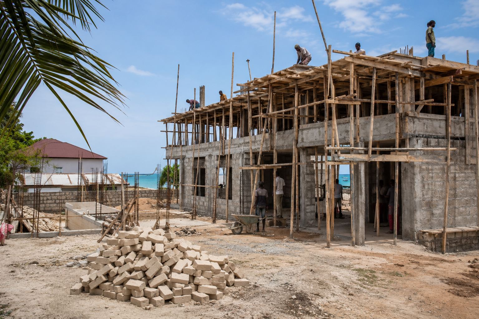 Jadida School — new school construction, Zanzibar